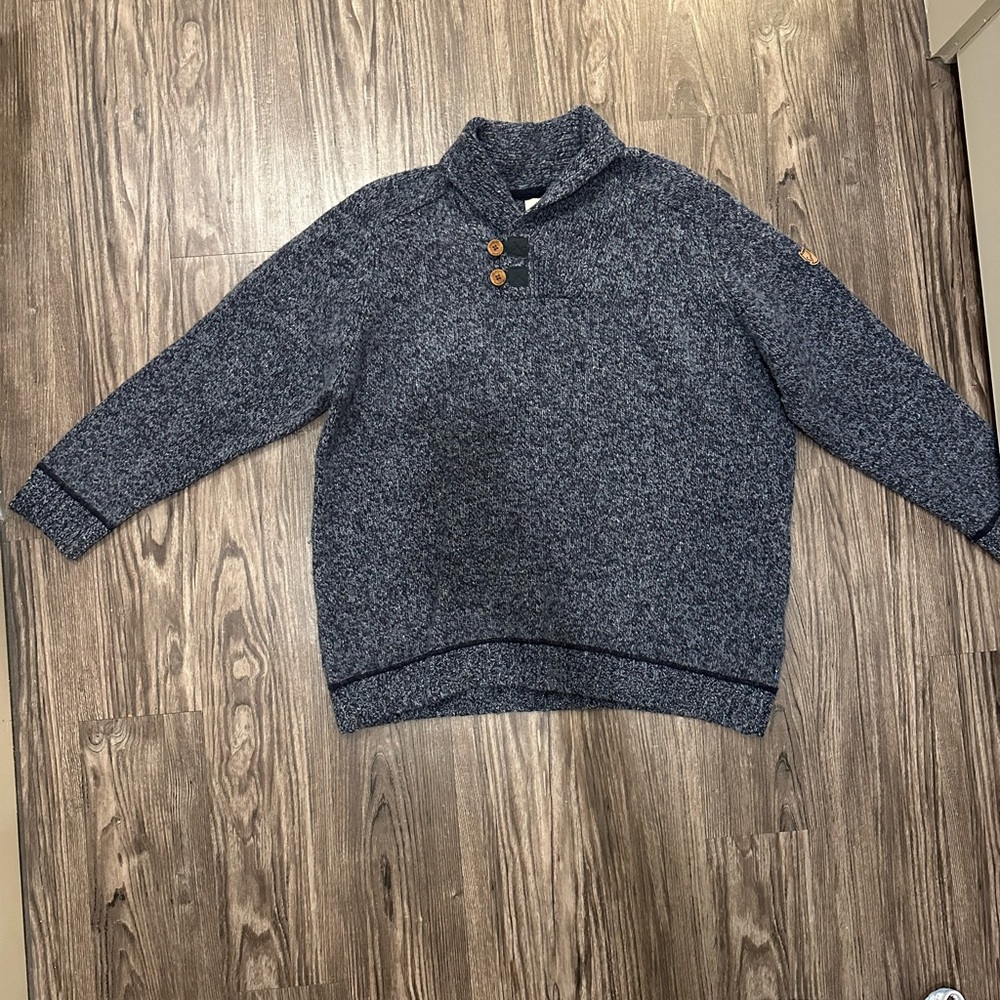 Fjallraven men’s wool blue sweater